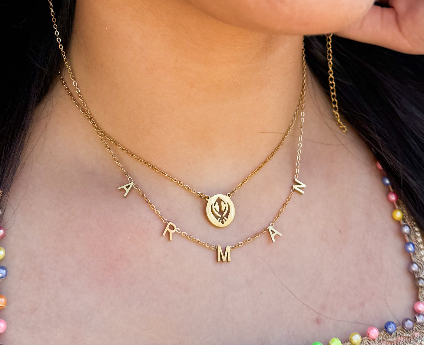 Letter Name Necklace