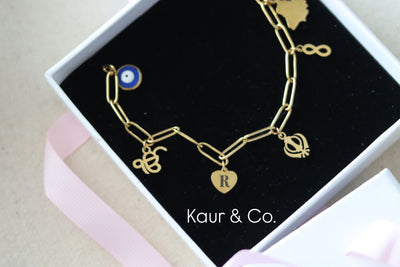 Pind to Boston Charm Bracelet