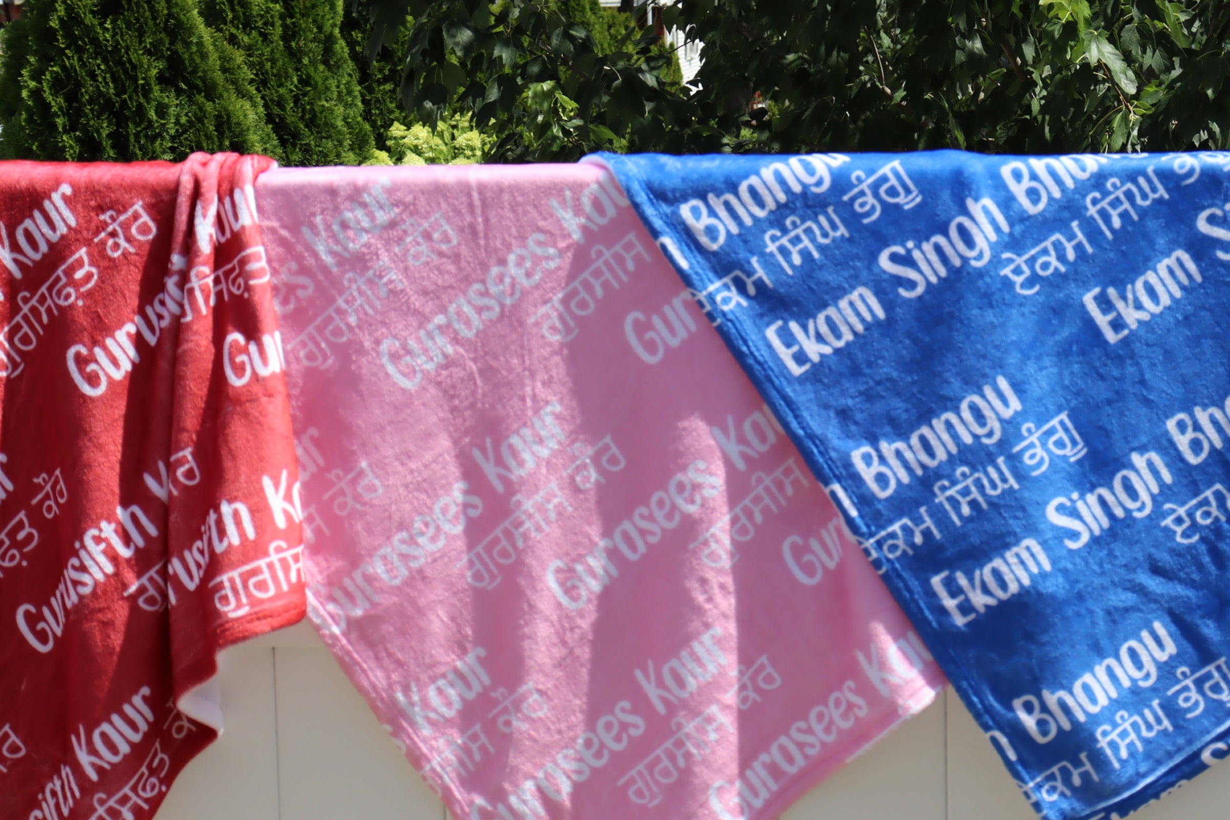 Custom Name Blankets