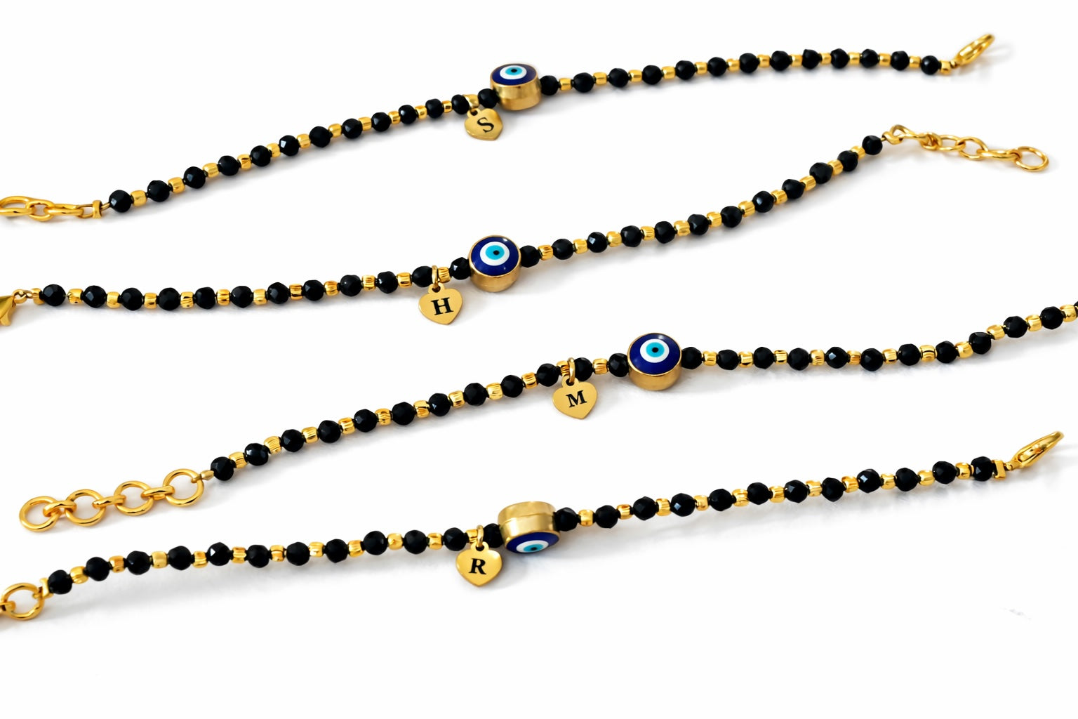 Evil Eye with Initial Charm-thumbmail-1