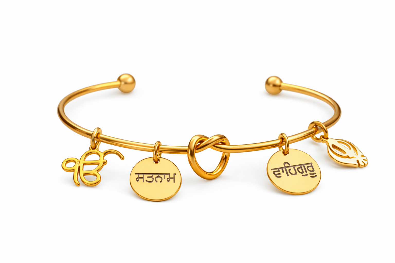 Satnam Waheguru Knot Bangle-thumbmail-1