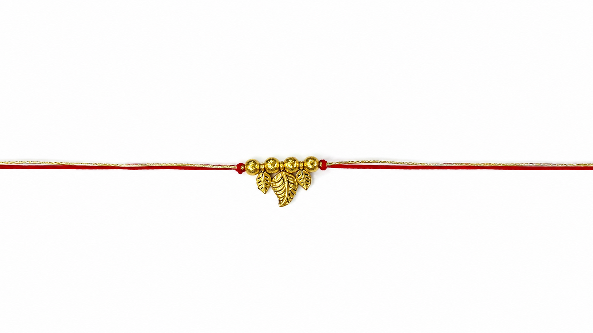 Golden Leaf Rakhri-thumbmail-1