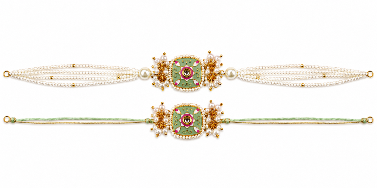 Mint Elegance Rakhi Set-thumbmail-1