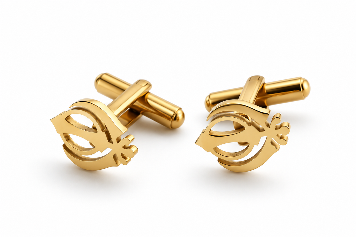 Khanda Cuff Links