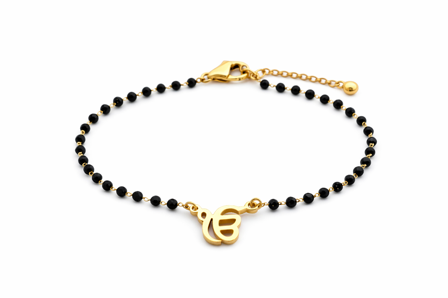Ik Onkar Noir Bracelet