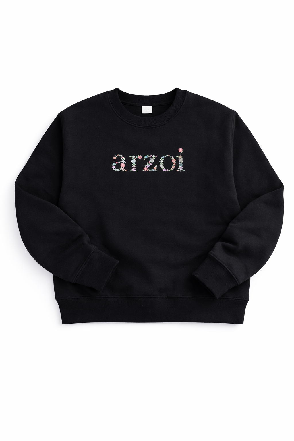 Floral Embroidered Custom Sweatshirt-thumbmail-2