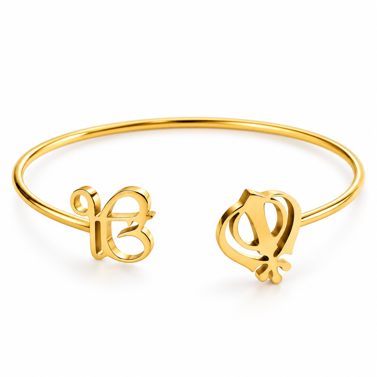 Ik Onkar and Khanda Bangle II  (Thin)