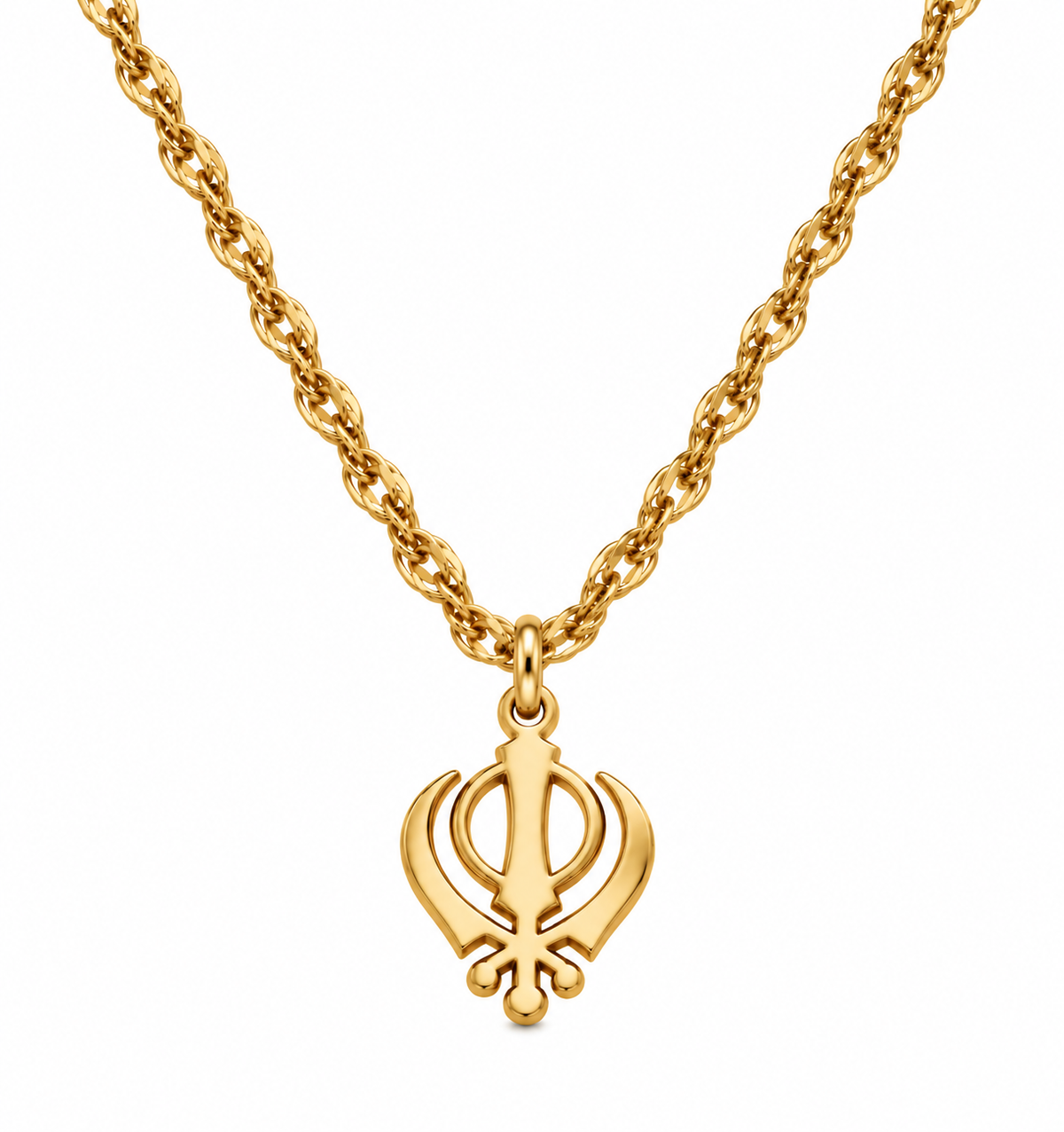 Never Fold Khanda Necklace