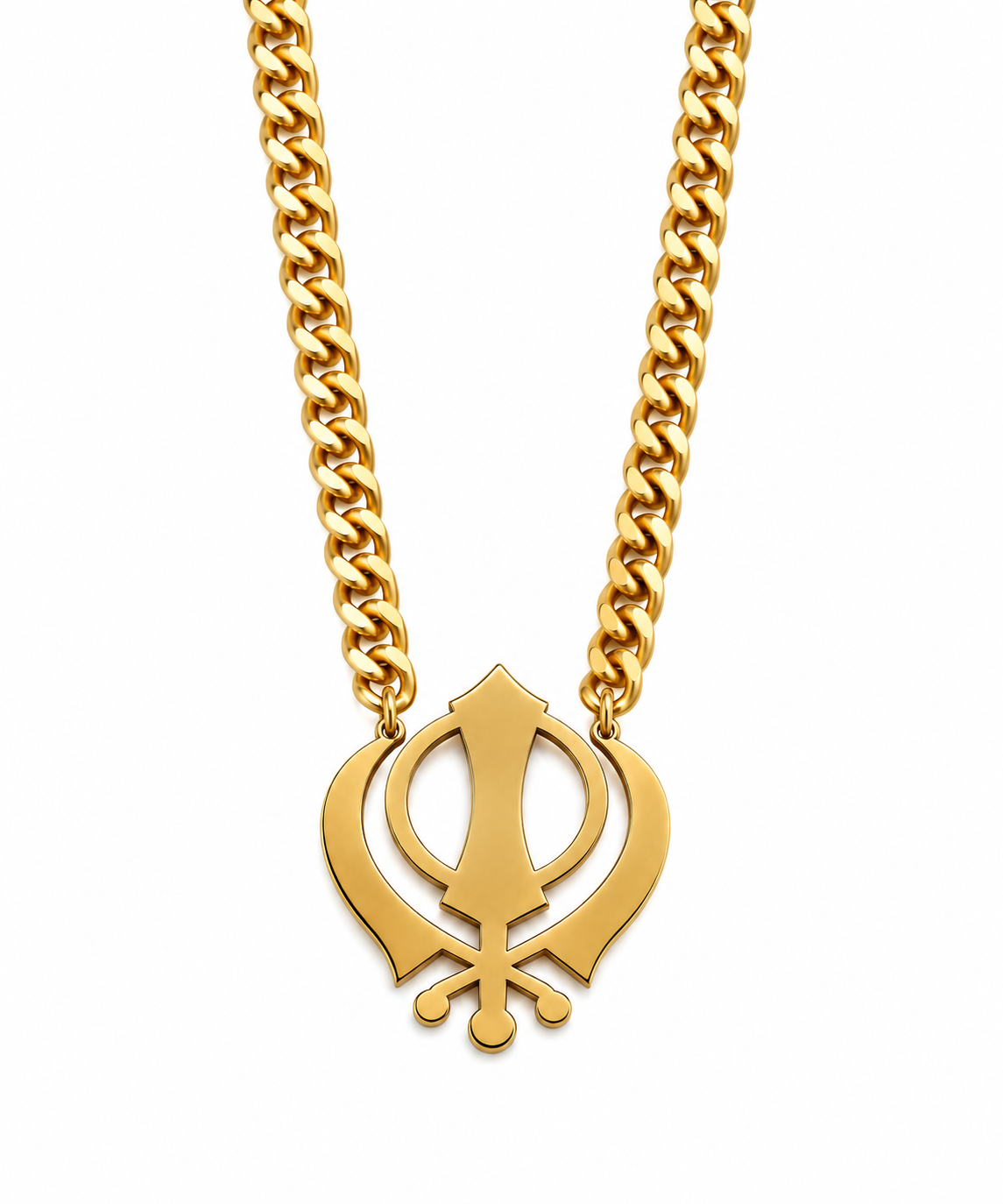 Bold Khanda Necklace