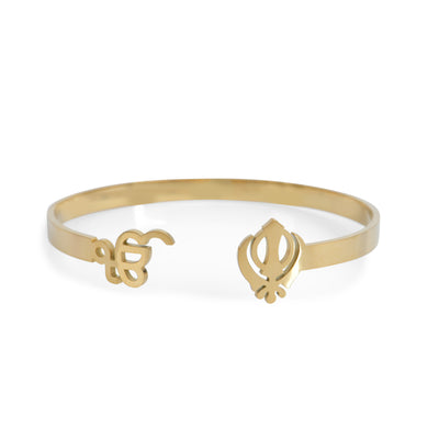 Ik Onkar and  Khanda Bangle I (Thick)