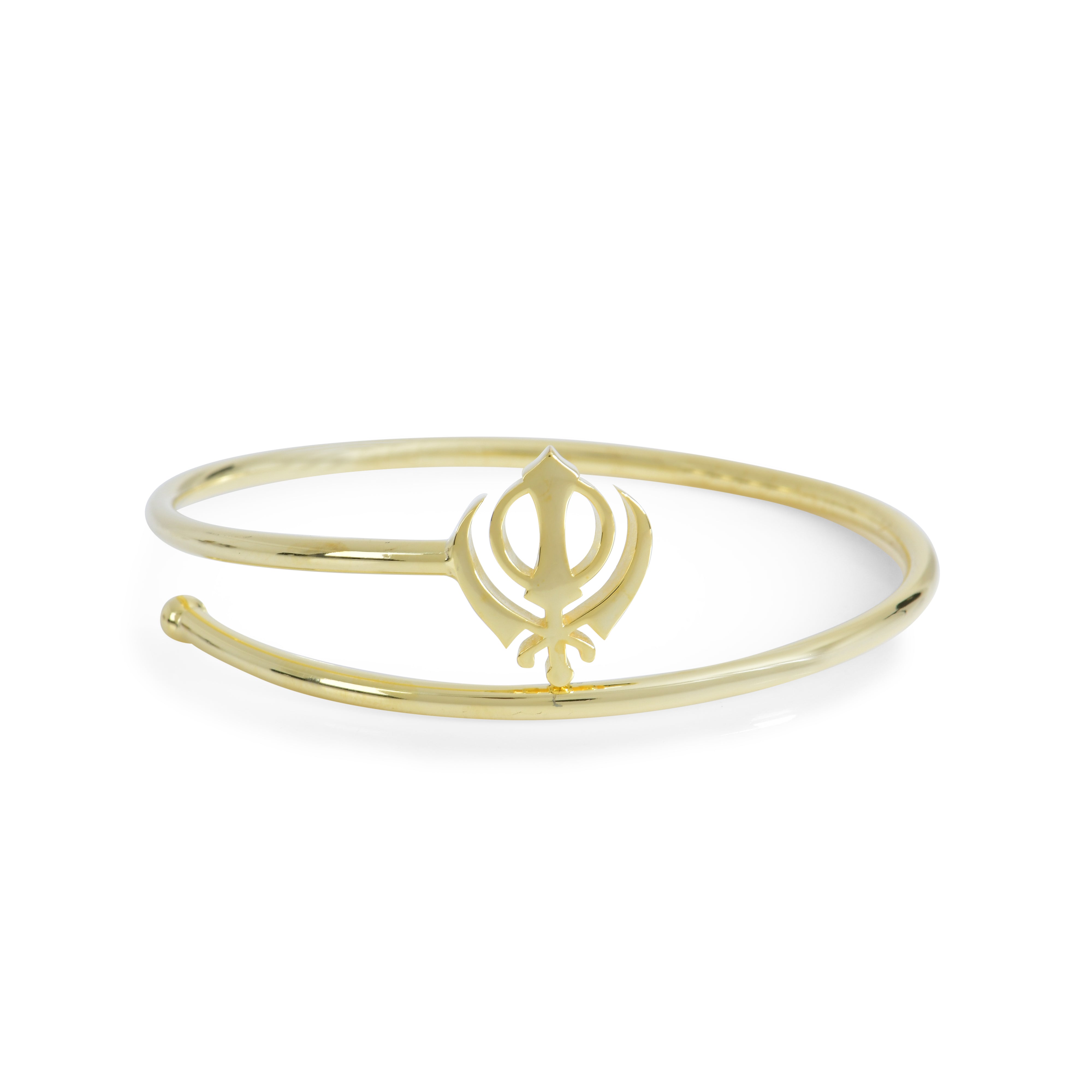 Khanda Pure Silver Bangle-thumbmail-2
