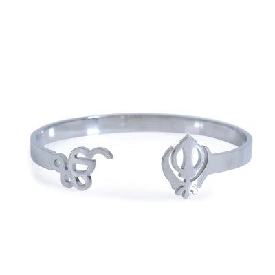 Ik Onkar and  Khanda Bangle I (Thick)