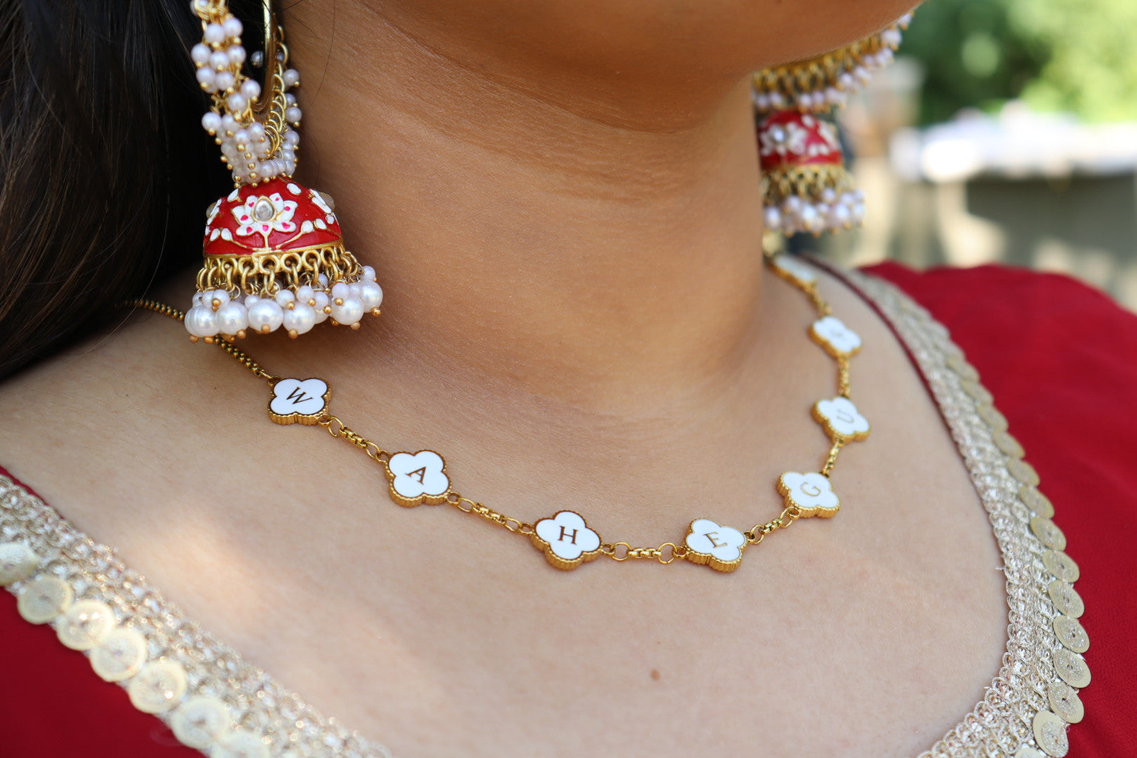 Waheguru Clover Necklace-thumbmail-3