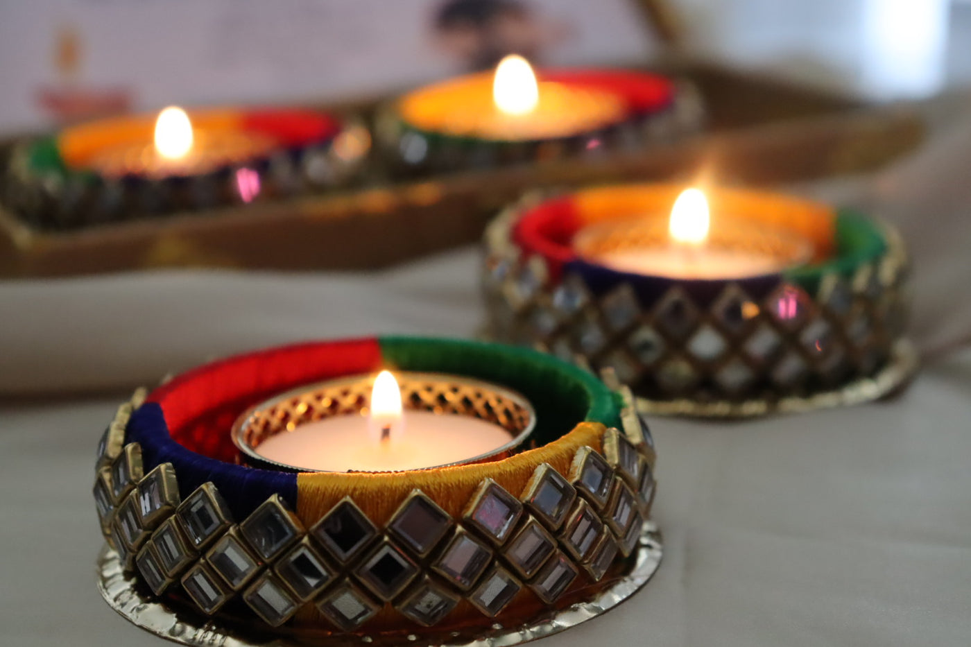 Mirror Diyas
