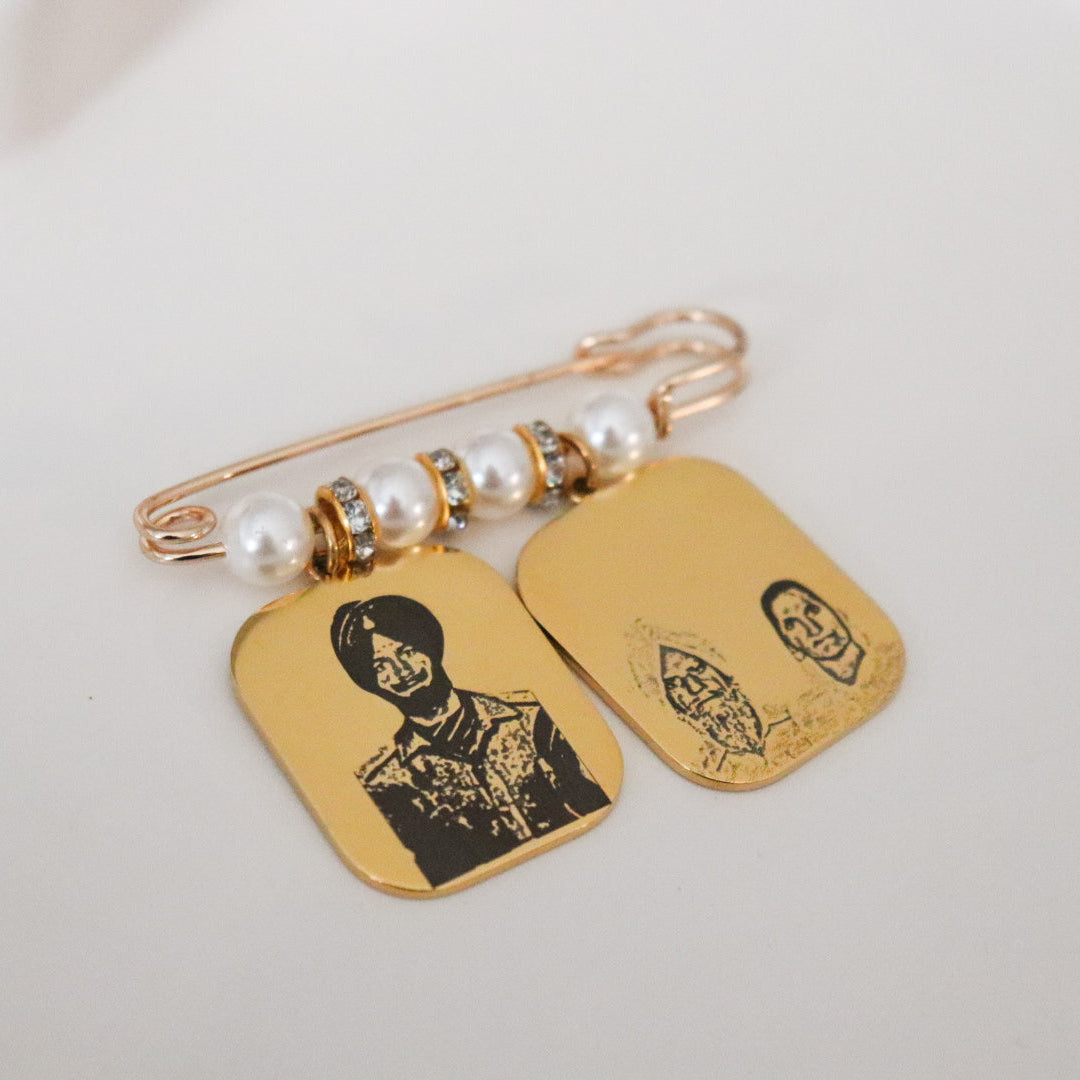 Custom Photo Brooch