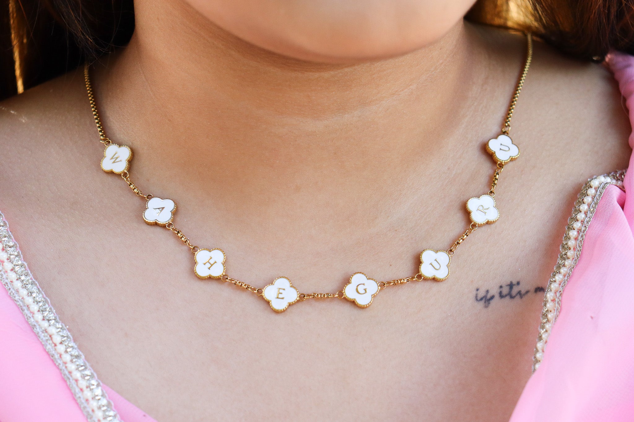 Waheguru Clover Necklace-thumbmail-1