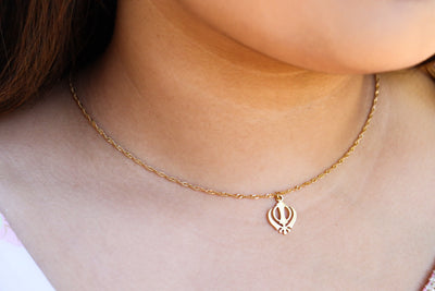 Never Fold Khanda Necklace