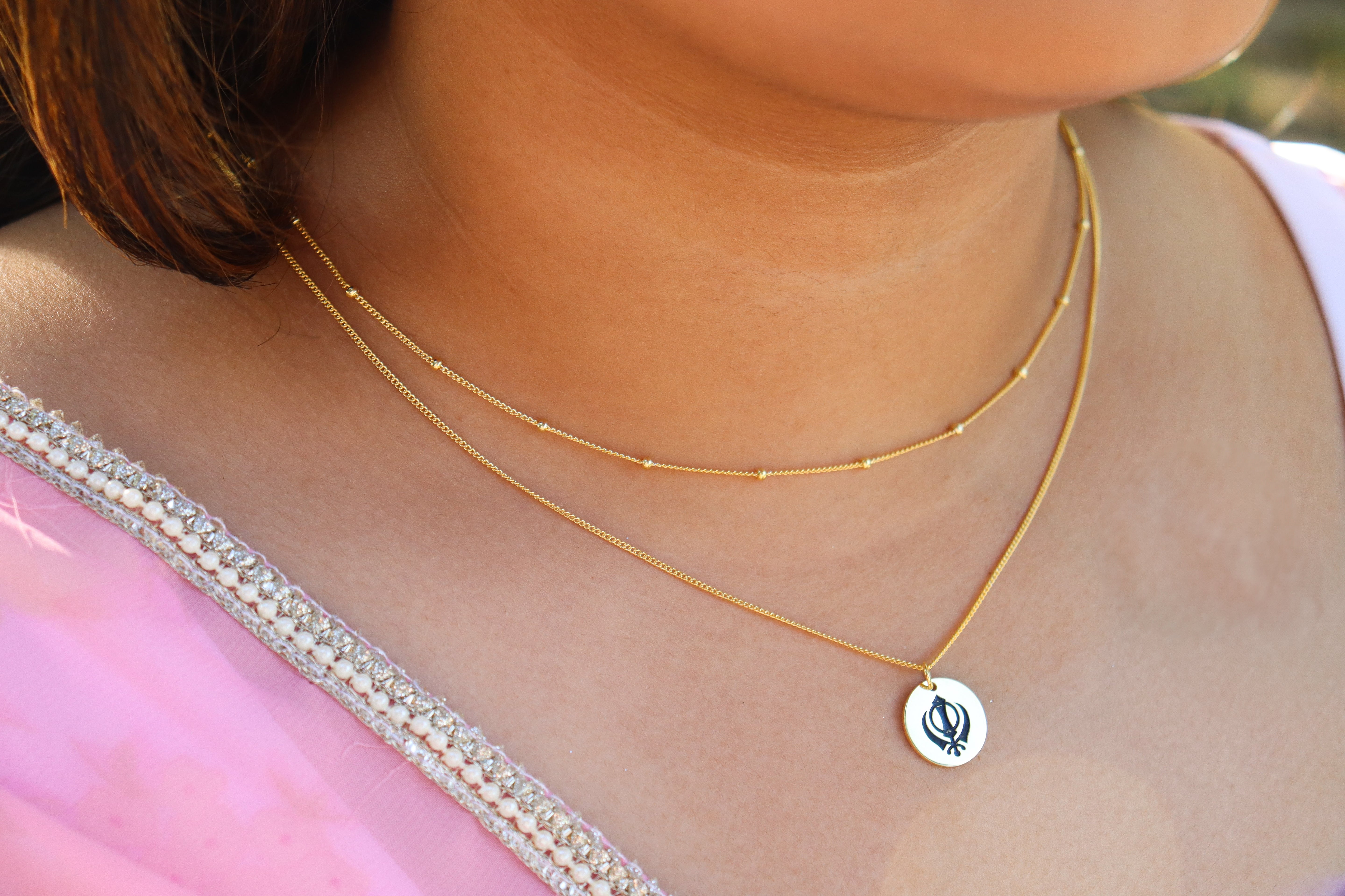 Khanda Multi - Layer Necklace-thumbmail-2