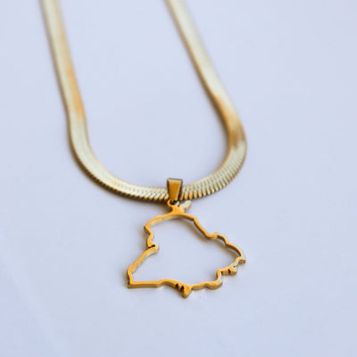 Punjab Outline Necklace