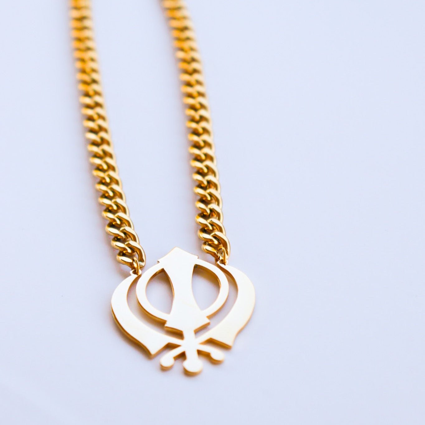 Bold Khanda Necklace