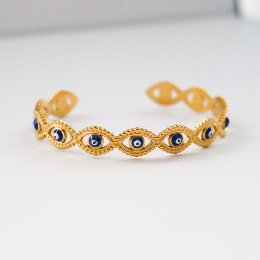 Evil Eye Cuff Bangle