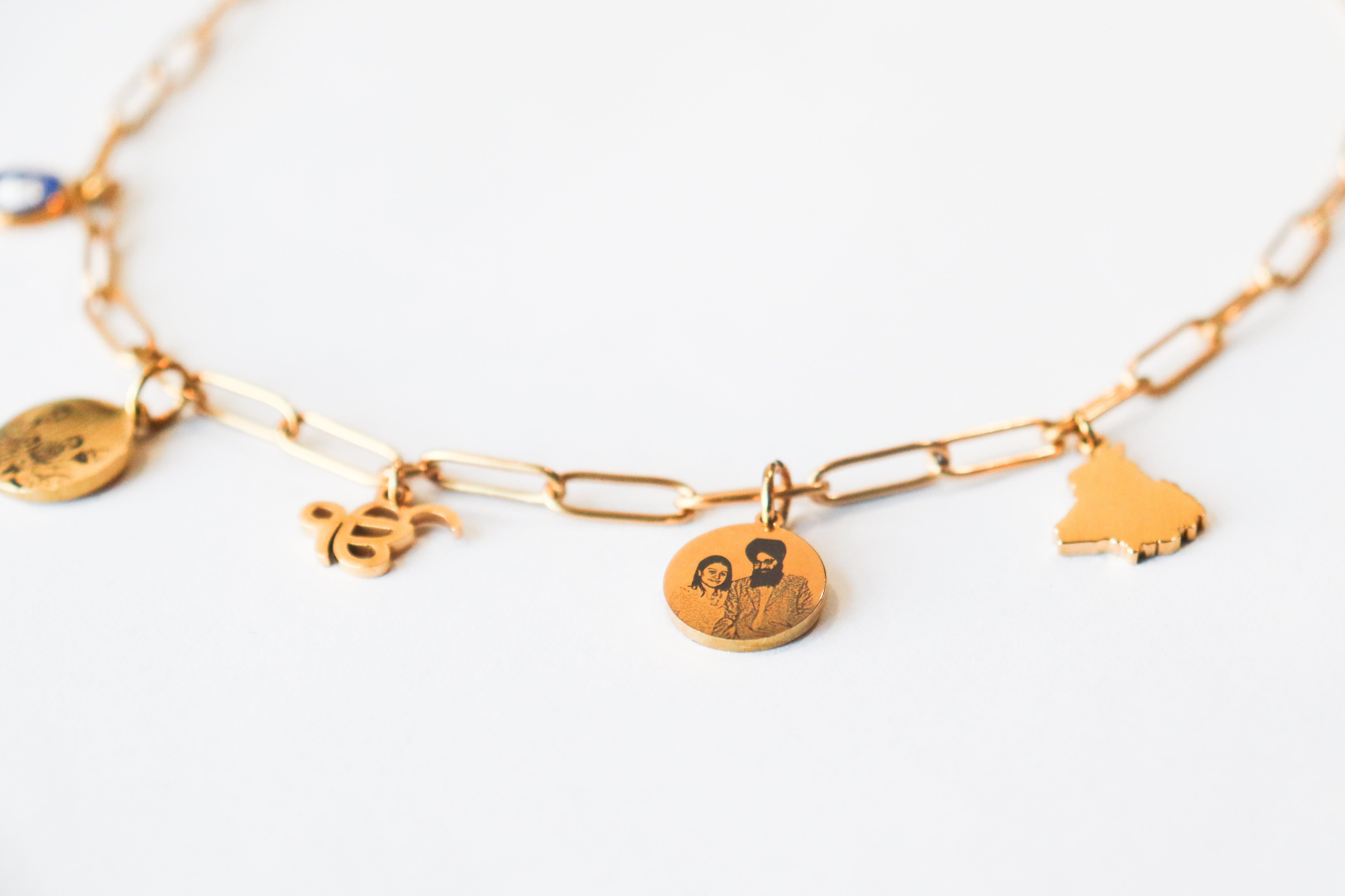 Pind to Boston Charm Necklace