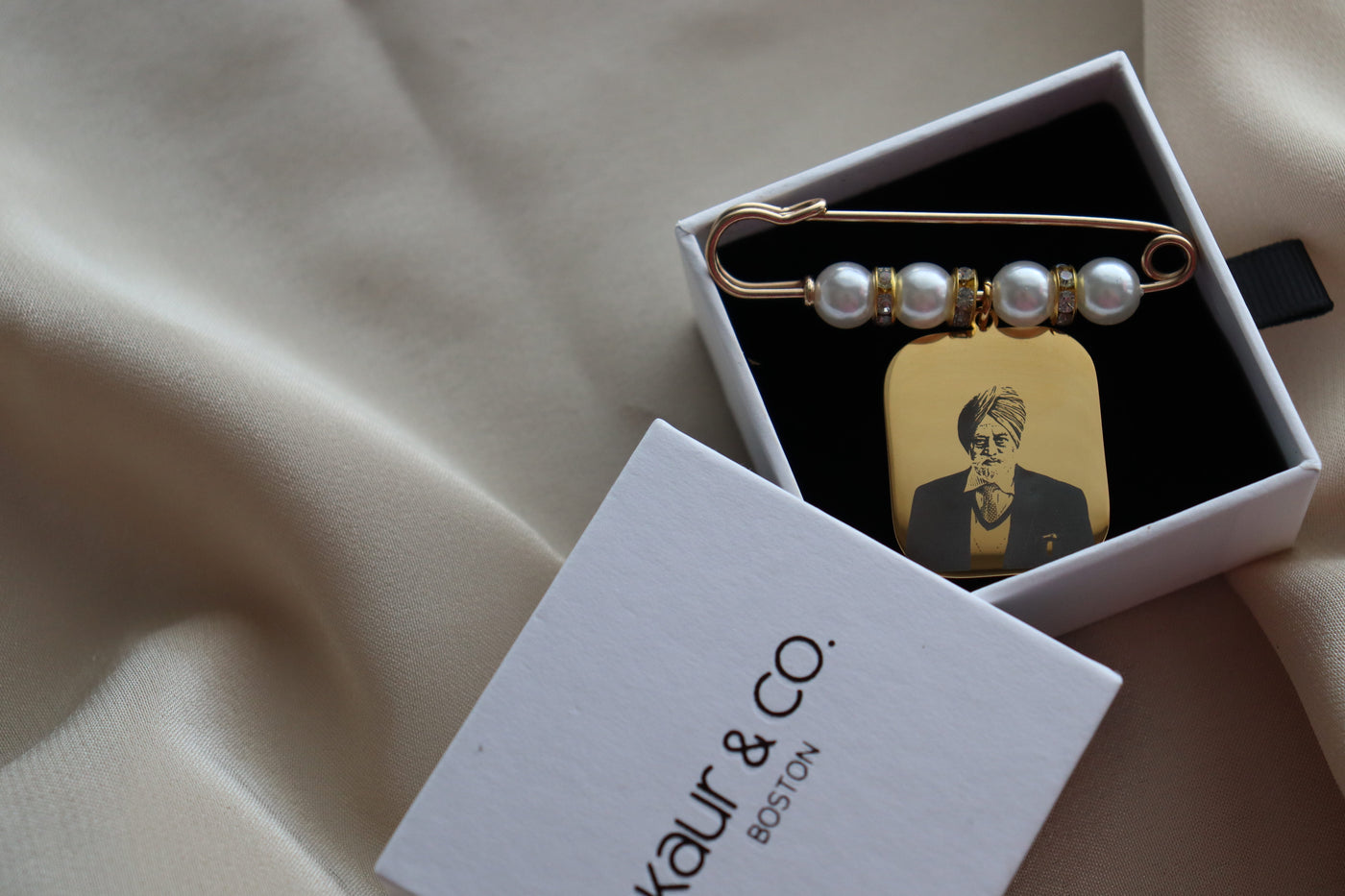 Custom Photo Brooch