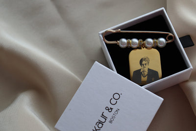 Custom Photo Brooch