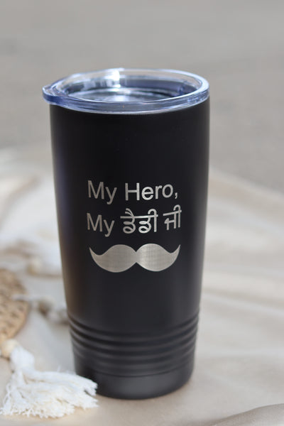 My Hero, My Daddy Ji Tumbler