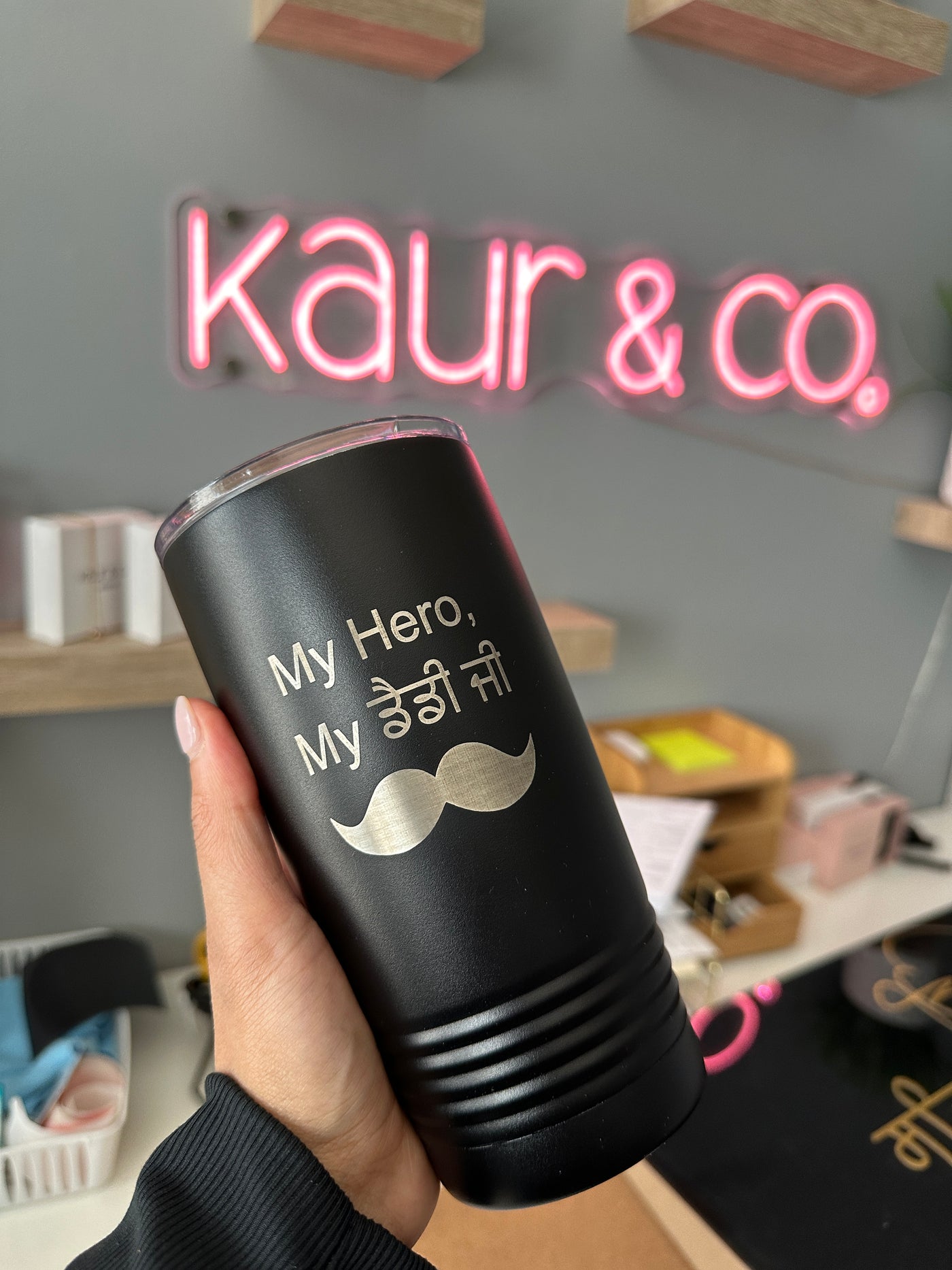 My Hero, My Daddy Ji Tumbler