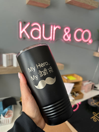 My Hero, My Daddy Ji Tumbler