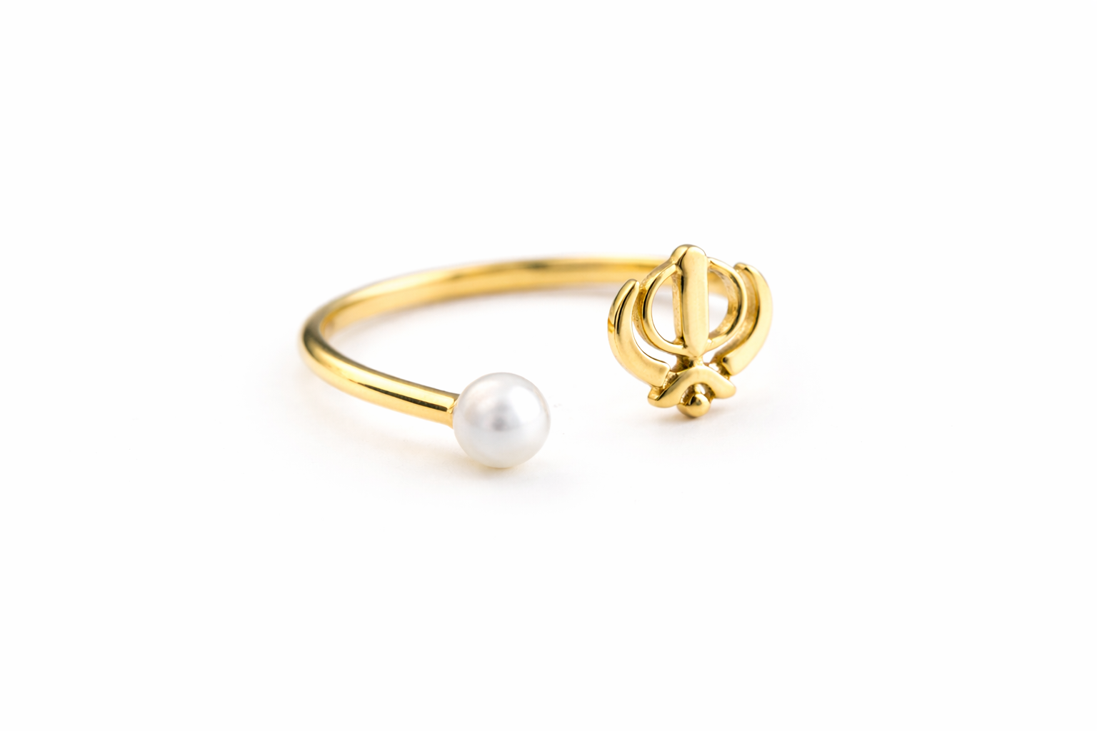 Sikh Pearl Ring-thumbmail-2