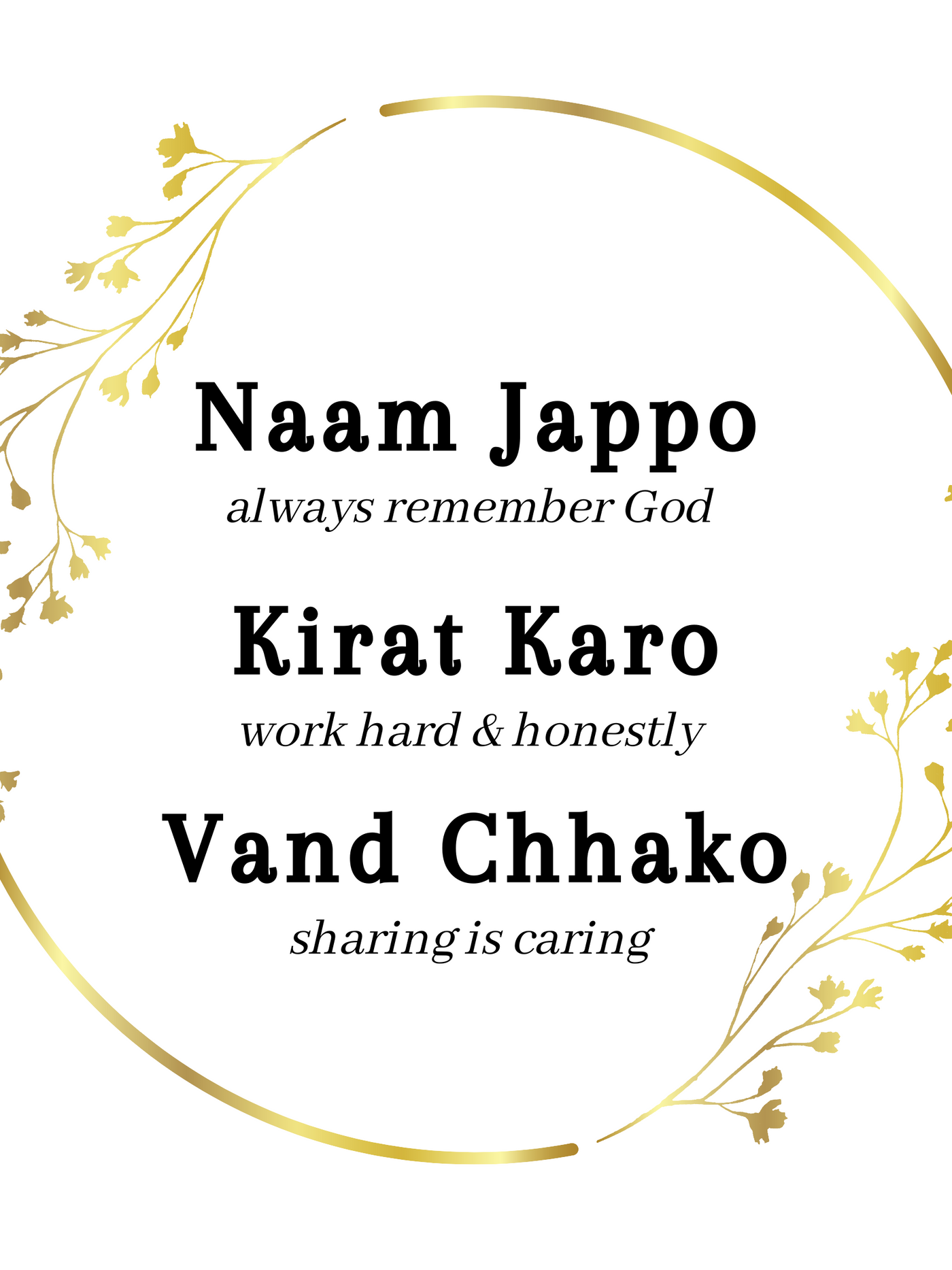 Three Pillars of Sikhism