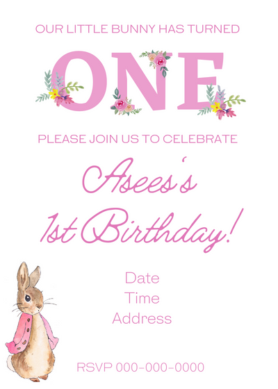 Invitation Digital Print Outs