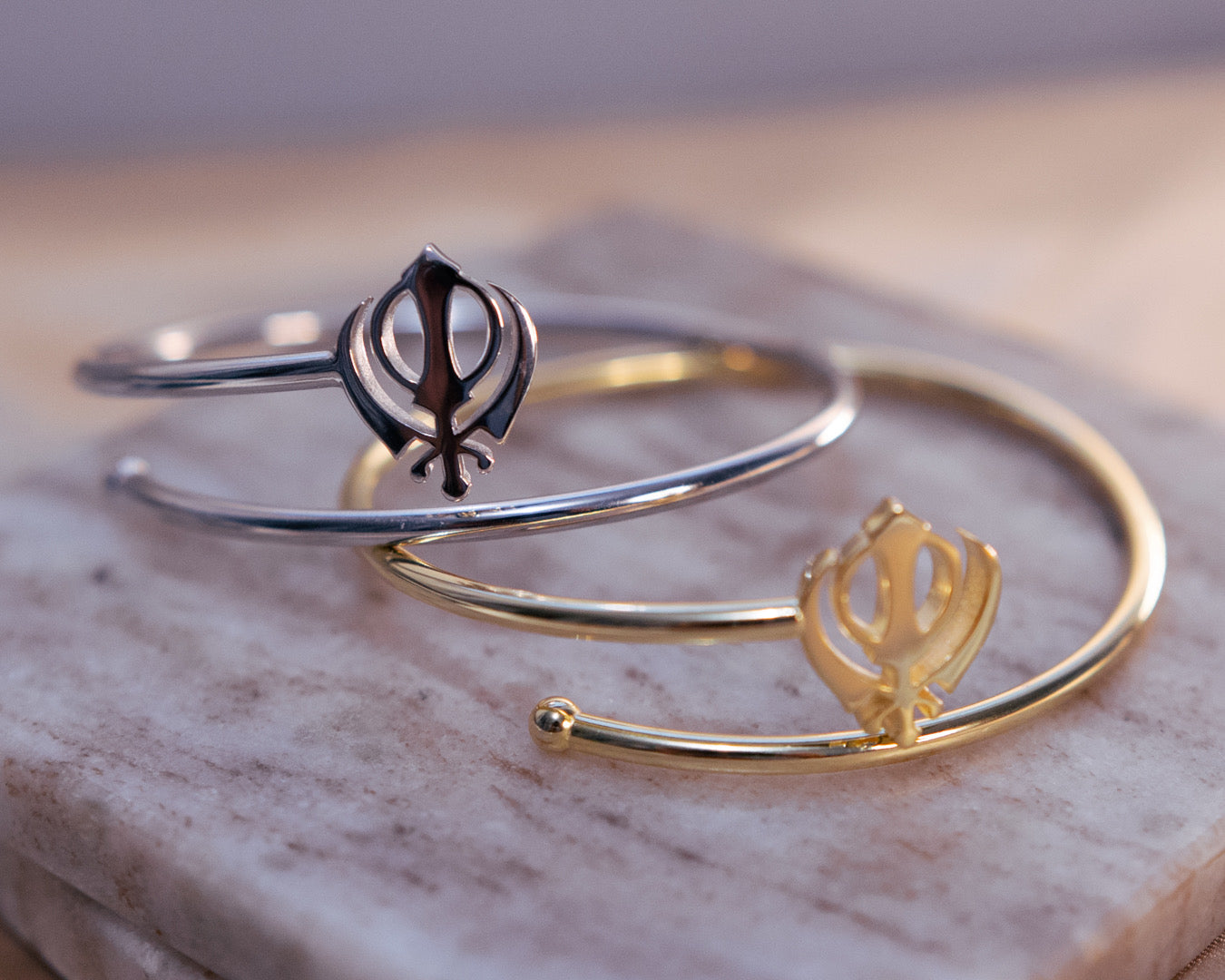 Khanda Pure Silver Bangle-thumbmail-3