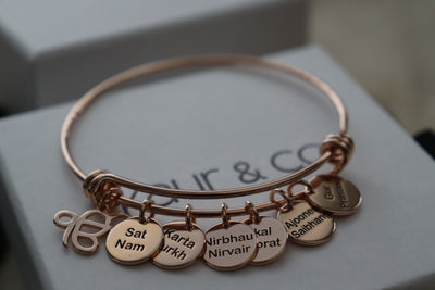 Mool Mantar Charm Bracelet - English