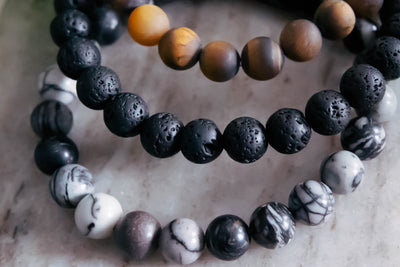 Trio Sikh Bead Bracelets