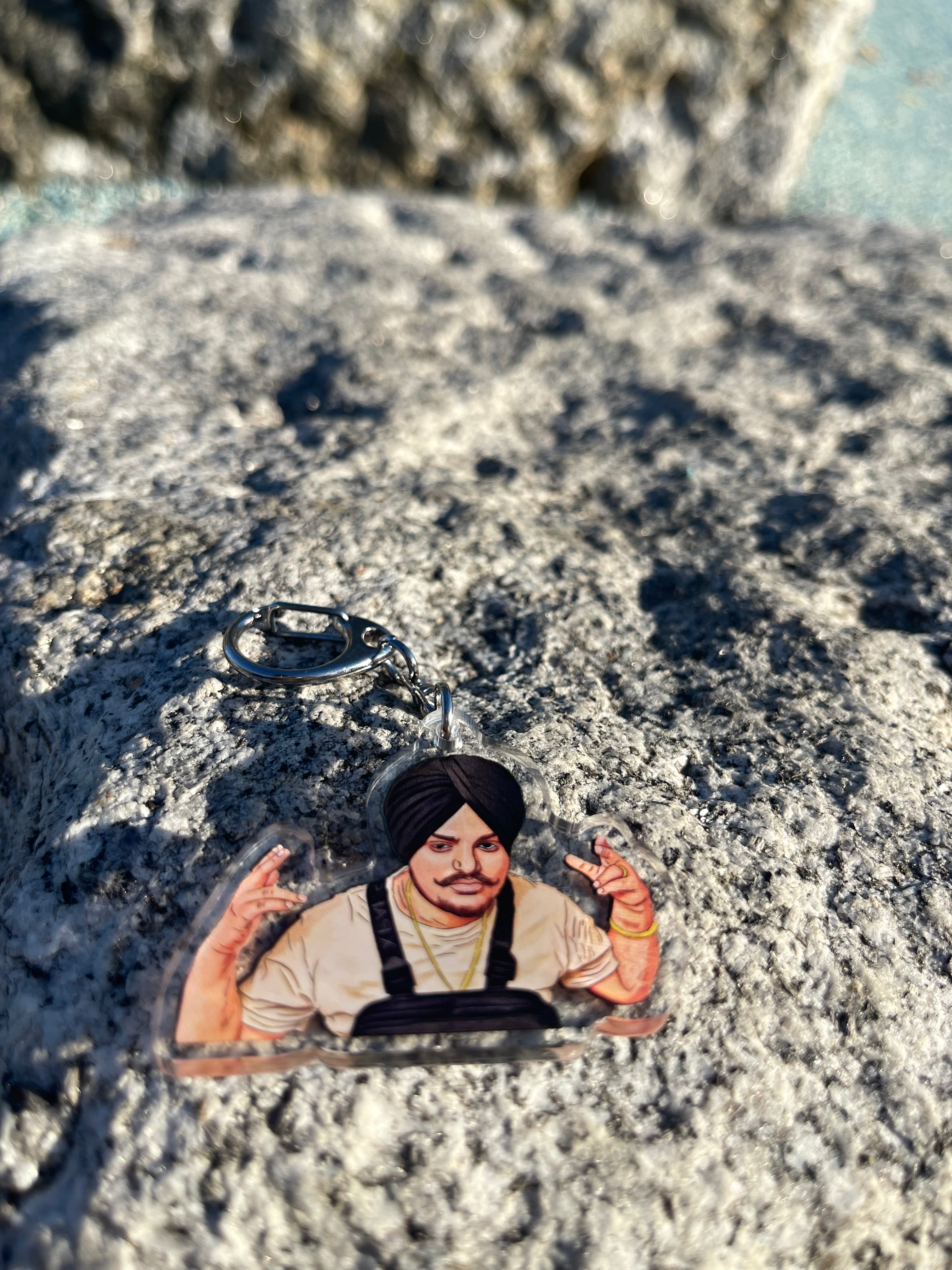 Sidhu Moosewala Keychain 1-thumbmail-1