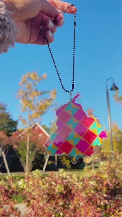 Phulkari Car Hanging