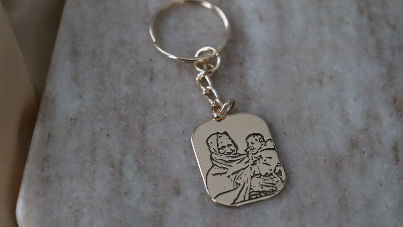 Potrait Key Chain